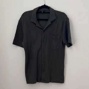 Banana Republic Dark Green Button-Down Shirt